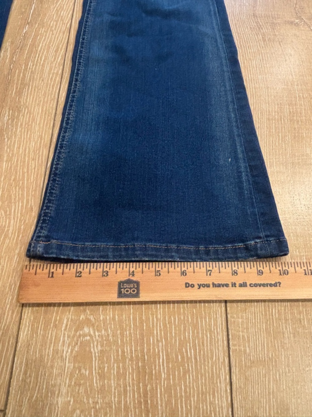 ZARA Women's Premium Denim Mid-Rise Flare Jeans - Size 8 (MEX 30) 34” inseam - Picture 6 of 9